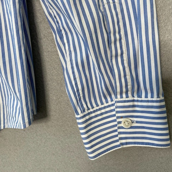 Theory Larissa 2 Button Up Career Minimalist Top - Picture 6 of 12